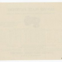 Sawyer Plate Fasteners Price List reverse