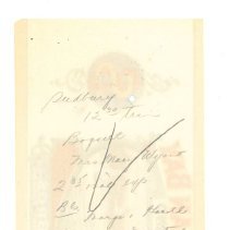 back of Georgian Bay Brand label for tomatoes for Smart Bros Ltd