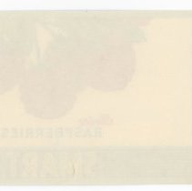 Smart Bros. Ltd. Label, Raspberries reverse