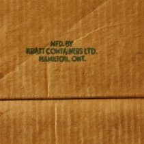 stamp on bottom of box