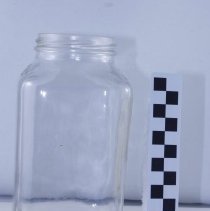 left side of jar