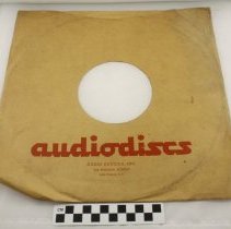 back of vinyl sleeve