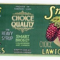 Smart Bros. Lawtonberries Label