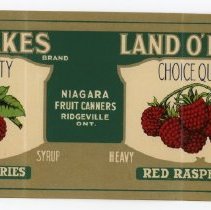 Land O'Lakes Brand Choice Quality Label for Red Raspberries.