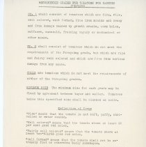 Recommended Grades for Tomatoes for Canning Purposes