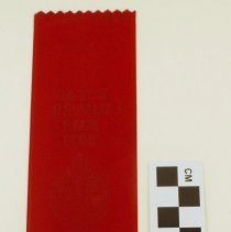 Royal Winter Fair Ribbon 1958 reverse