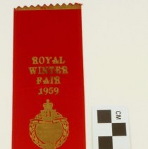Royal Winter Fair Ribbon 1959