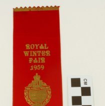 Royal Winter Fair Ribbon 1959