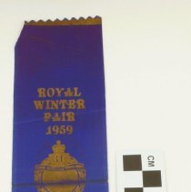 1959 Royal Winter Fair Ribbon