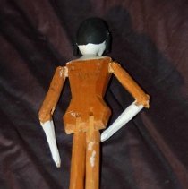 back of doll