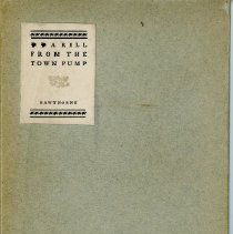 A Rill From The Town Pump, Cover