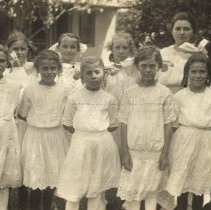 Eight Girls from Sunday School - 1914