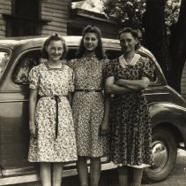 Three Women by A Car