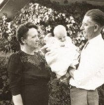 Grandma & Grandpa Sprunger with Erick