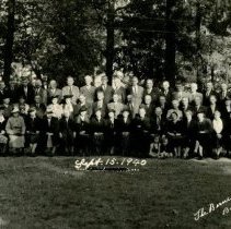 Group in Woods, Sept. 15, 1940