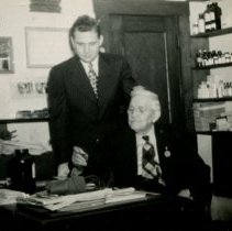 Dr. Reusser in his office