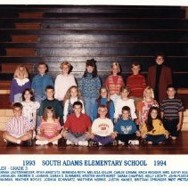 Mrs. Agler's 3rd grade class 1993 - 1994