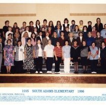 South Adams School Staff 1995 - 1996