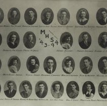 1943-44 Monroe High School Senior Class Photo