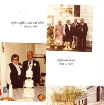 Zeffie and Louie Staub wedding day