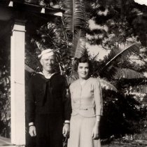 Clyde and Anna in '44 or '45