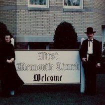 Clyde and Anna at First Mennonite