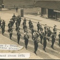 George Braun in Dunbar Band 1914