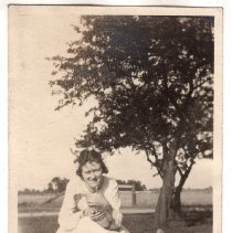 Young Woman with Ducks