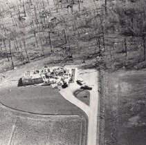 Aerial View of Home Destroyed by Tornado