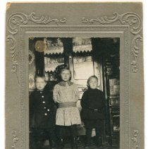 John Barkman as a child