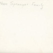 Nathan Sprunger Family