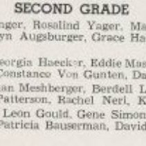 1945-1946 2nd grade class