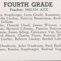 1947 - 1948 fourth grade class