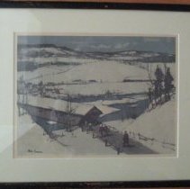 Sample's Ledyard  Bridge print reproduction