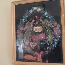 Victorian tinsel painting