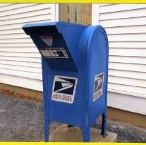 PO - mailbox at rear