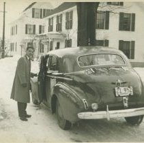 Calvin Knights with Car VT License 210952