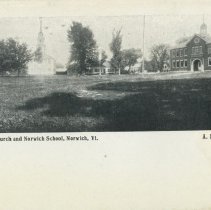 Merrill Postcard - Town Green