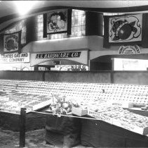 Imperial County Fair grapefruit display, Conants Brand - interior of exhibi