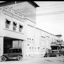 Exterior of Hetzel's Photo Shop building which was located at 126 So. 5th S