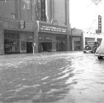 Flood of 1939 - 700 block of Main St. El Centro in front United Artist Thea