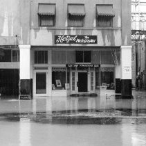 Flood of 1939 - 5th St. El Centro in front of the Hetzel Studio which was l