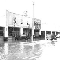 Flood of 1939 - 100 block of So. 5th St. El Centro looking north.