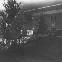 Elks Club Christmas tree and display.