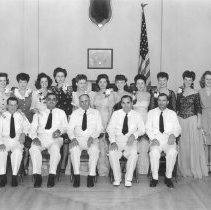 Group portrait of the "Elks Drive Band".