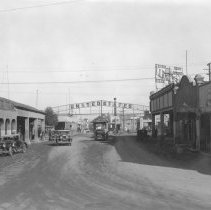 California - Mexico border crossing looking from Mexicali into Calexico Bus