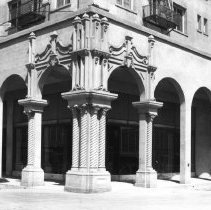 Exterior of the Spreckels Savage Tire Co. located on the Corner below the B