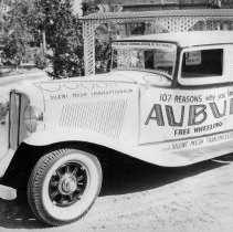 Promotional Auburn car - Inland Motor Co., Imperial Valley, Fred R. Cross,