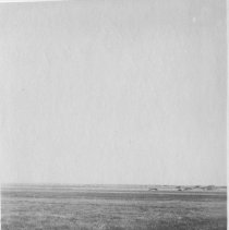 Father Thompson standing in a barley field.