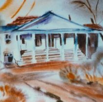 Heber Agricultural College aka Heber College. Painted in 1970